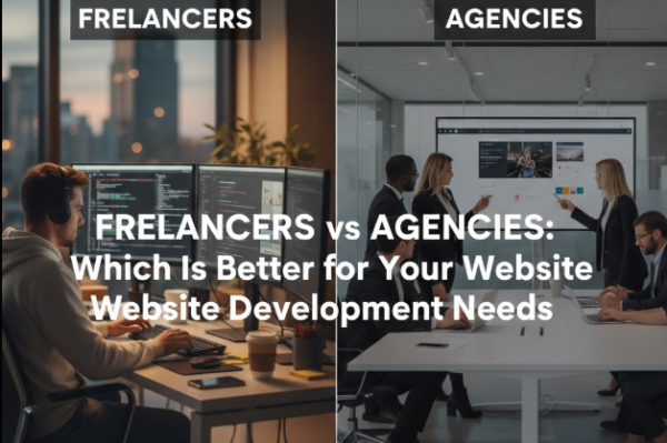 Comparison between freelance web developers and web development agencies