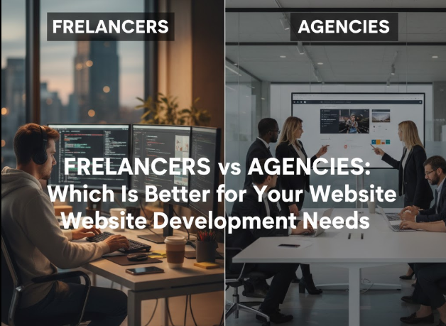 Comparison between freelance web developers and web development agencies