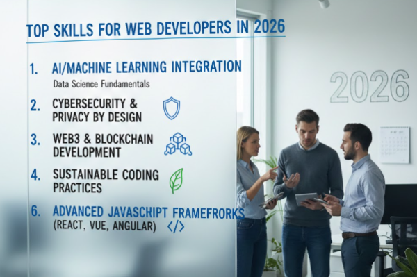 Web developer working with modern technologies and tools in 2026