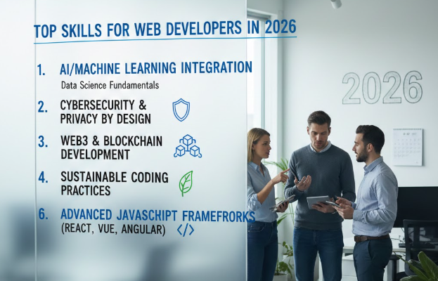 Web developer working with modern technologies and tools in 2026